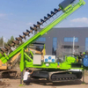 Plate-forme de forage rotative à longue tarière en spirale à haute efficacité